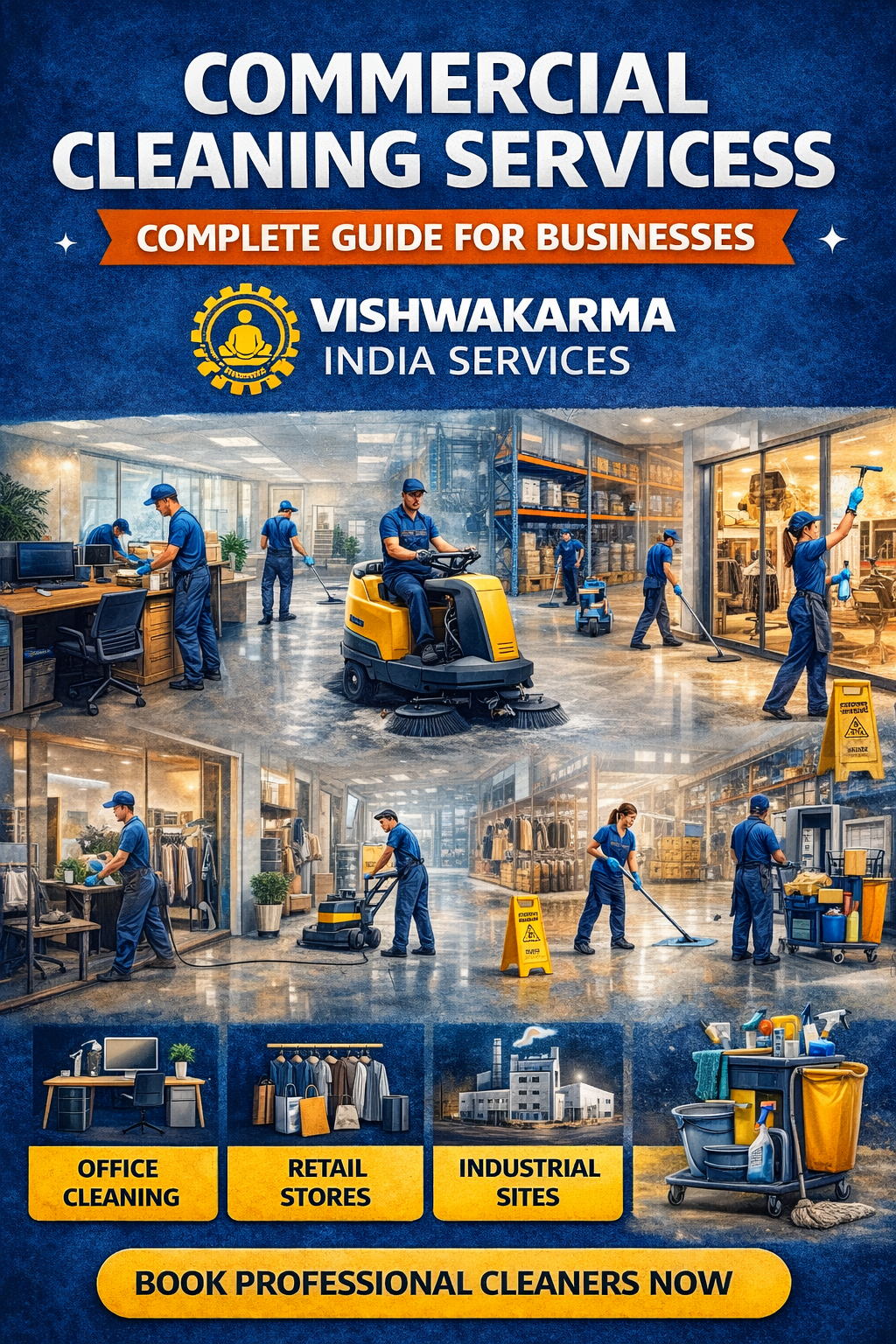 Commercial Cleaning Services – Complete Guide by Vishwakarma india services 